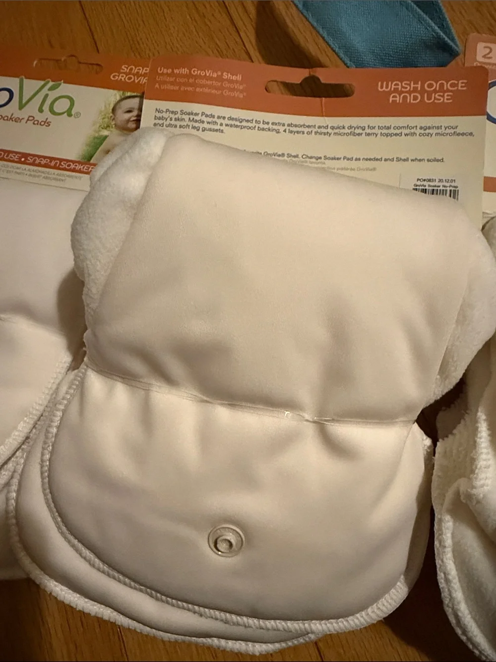 GroVia No-Prep Soaker Pads (Set of 3) NEW
